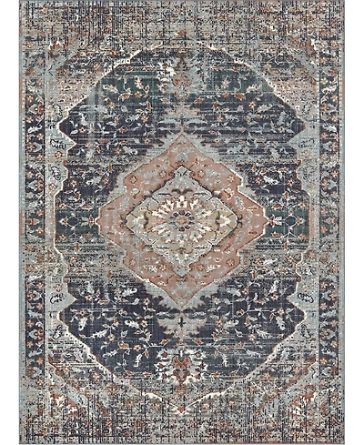 Closeout! Karastan Soiree Solace Indigo 5'3" x 7'10" Area Rug