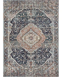 Closeout! Karastan Soiree Solace Indigo 5'3" x 7'10" Area Rug