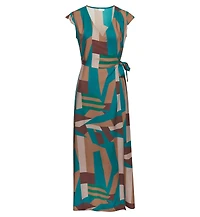 Lascana Women's Wrap Maxi Dress