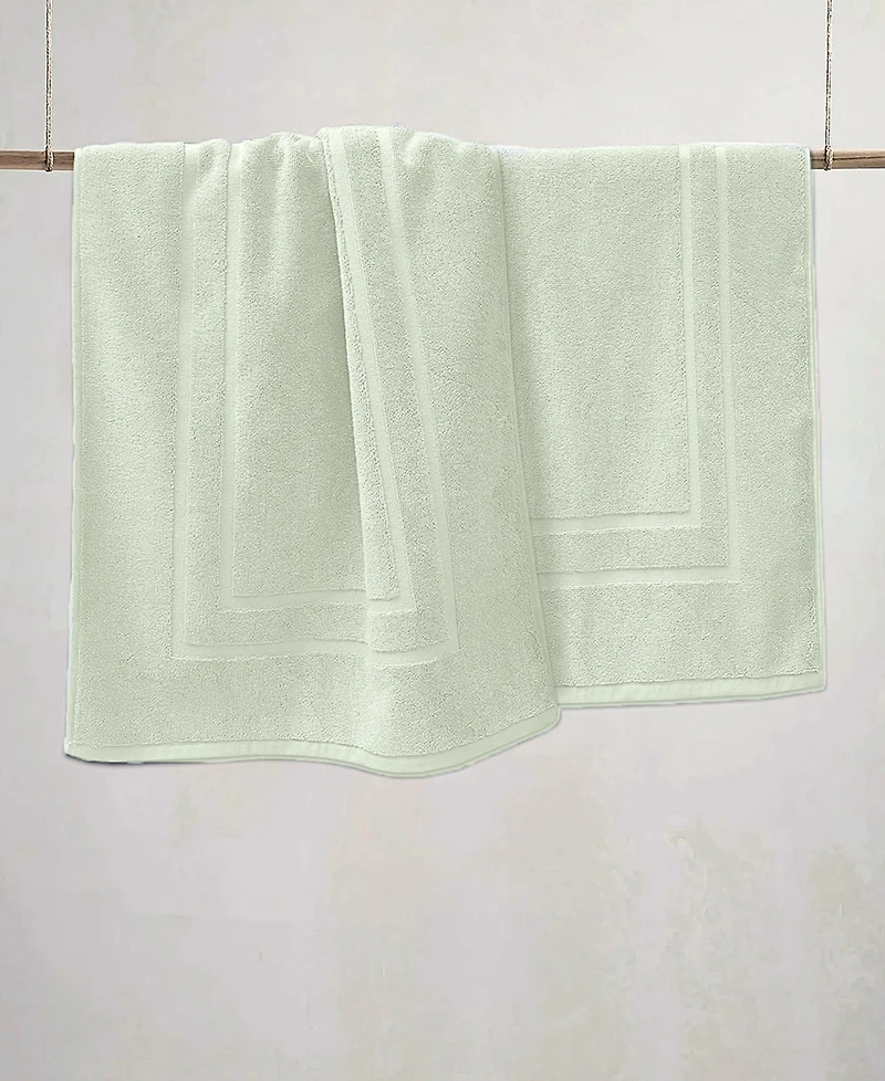 Feather & Stitch, Ny Cotton Super Absorbent Terry 2-Piece Bath Mat Set