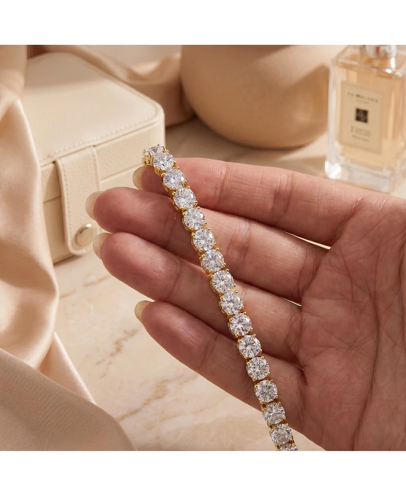 Exquisite 4MM Cubic Zirconia Tennis Bracelet