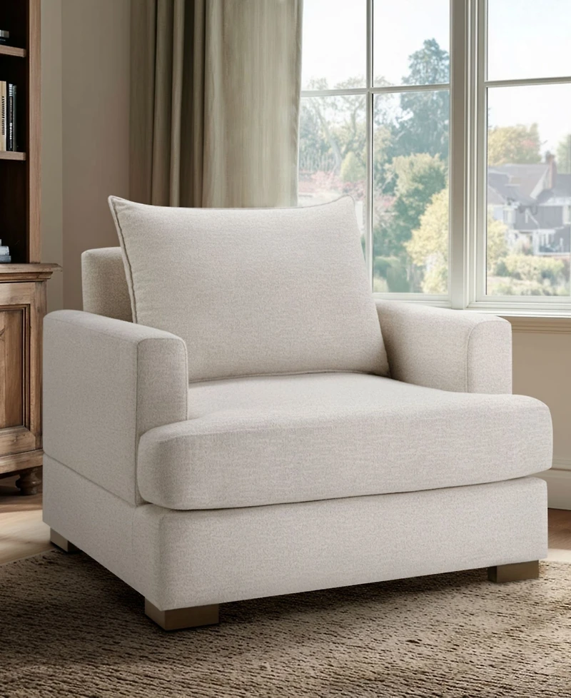 Madison Park Tasha 38.5" Oversized Upholstered Arm Chair