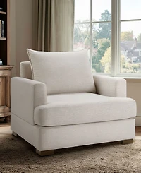 Madison Park Tasha 38.5" Oversized Upholstered Arm Chair