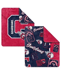 Logo Brands Cleveland Guardians 50" x 60" Dream Weave Throw