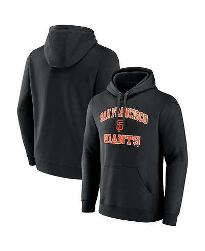 Logo Athletic Men's Black San Francisco Giants Heart Soul Hoodie