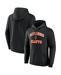 Logo Athletic Men's Black San Francisco Giants Heart Soul Hoodie