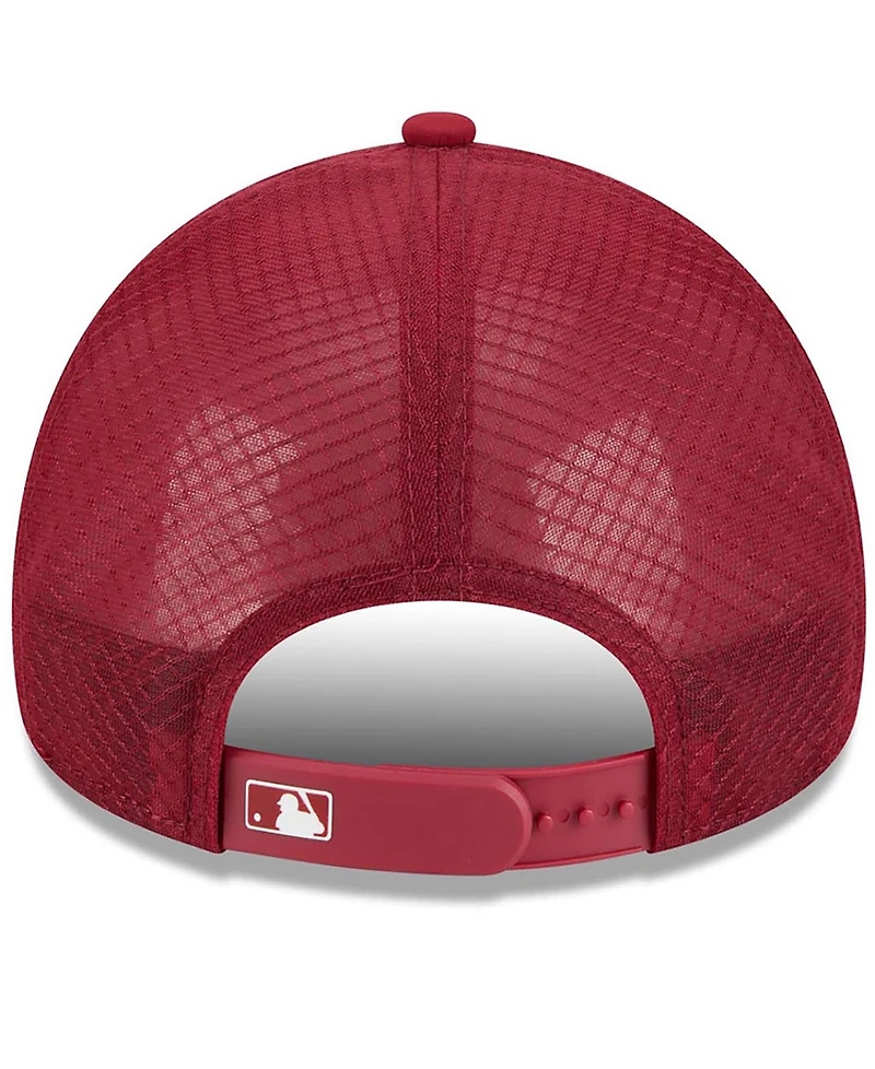 New Era Men's Red Houston Astros 2026 Batting Practice Alternate Apex 9FORTY Adjustable Hat