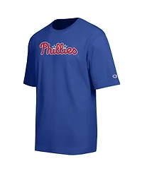 Champion Men's Royal Philadelphia Phillies All Star Chenille Wordmark T-Shirt