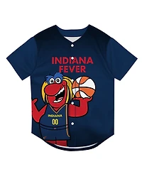 Outerstuff Big Boys and Girls Navy Indiana Fever Mascot Friend Mesh Fashion Jersey