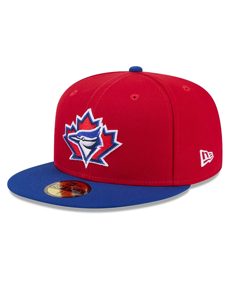 New Era Men's Red/Royal Toronto Blue Jays 2026 Canada Day 59FIFTY Fitted Hat