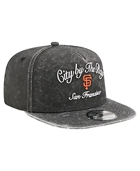 New Era Men's Black San Francisco Giants City Slogan A-Frame 9FIFTY Snapback Hat