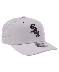 New Era Men's Gray Chicago White Sox Laser Perforated 9SEVENTY Adjustable Hat