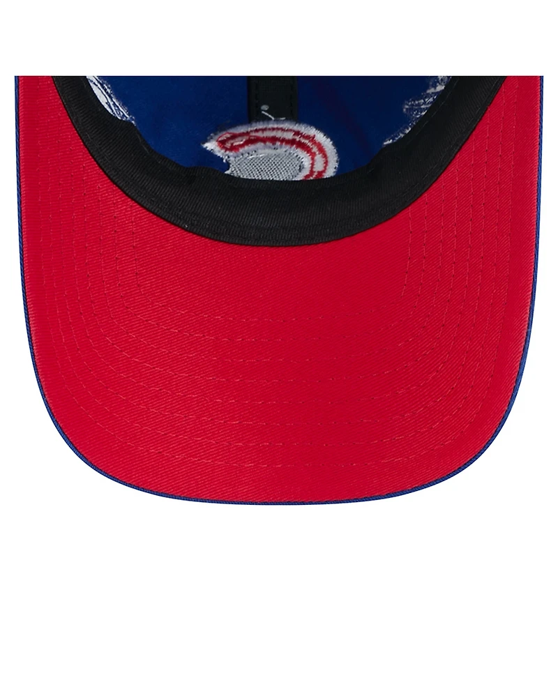 New Era Women's Royal Chicago Cubs Roses 9TWENTY Adjustable Hat