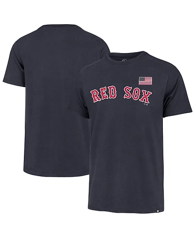 '47 Brand Men's Navy Boston Red Sox Heritage U.s. Flag T-Shirt