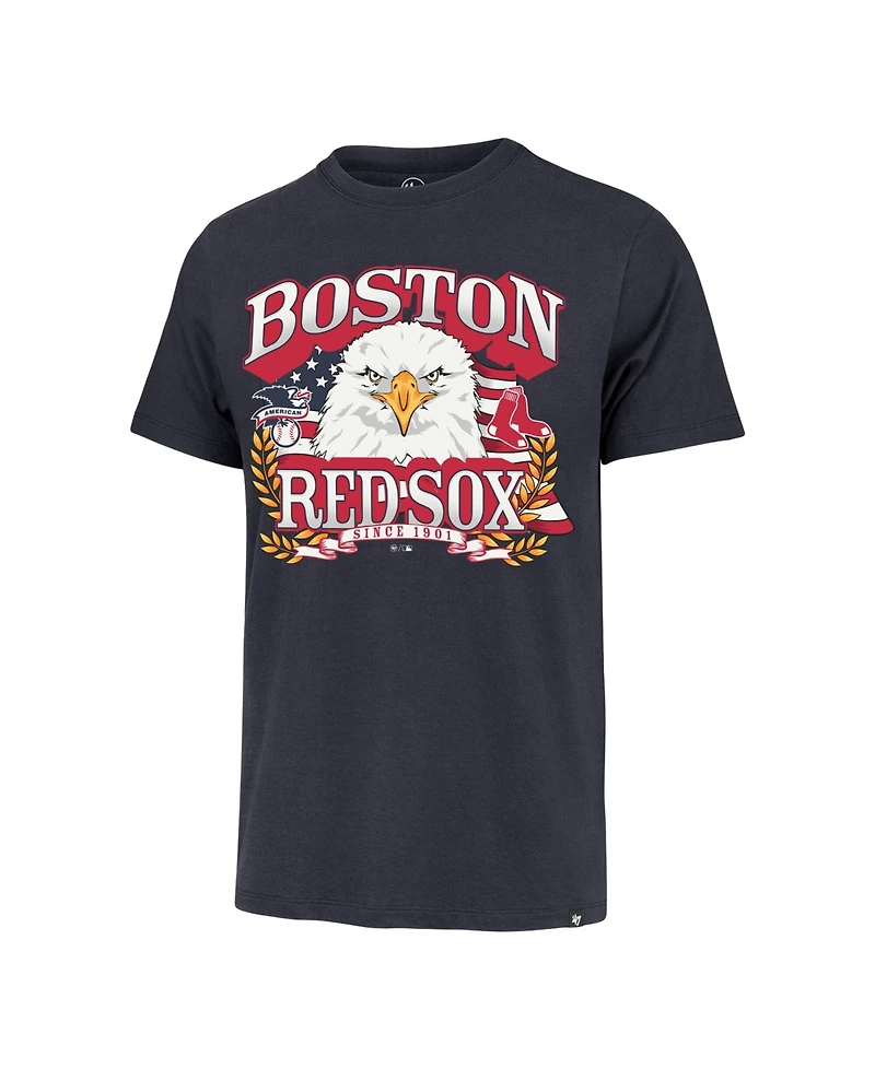 '47 Brand Men's Navy Boston Red Sox Americana Eagle T-Shirt