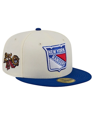 New Era Men's Cream York Rangers America's 250th Two-Tone 59FIFTY Fitted Hat