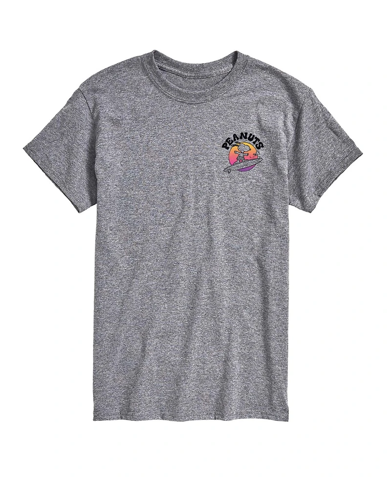 Airwaves Men's Peanuts Snoopy Surf Graphic T-Shirt
