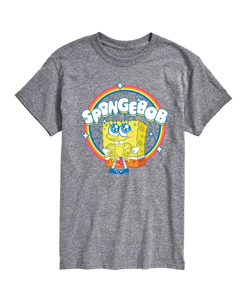 Airwaves Men's Spongebob Squarepants Kawaii Graphic T-Shirt