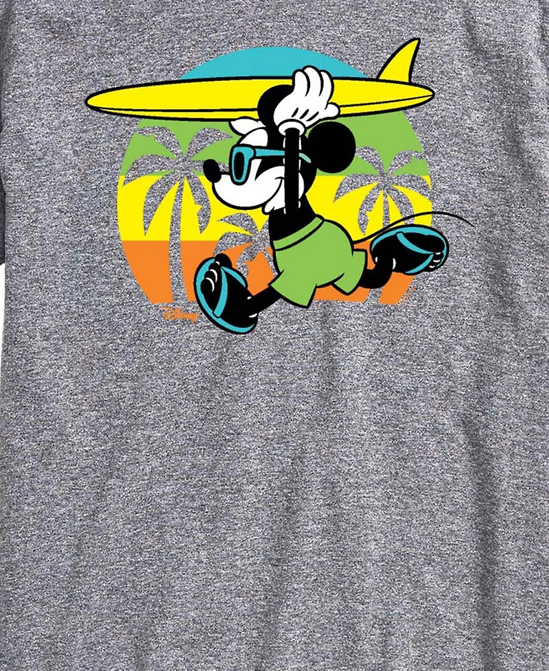 Airwaves Men's Disney Beach Mickey Graphic T-Shirt
