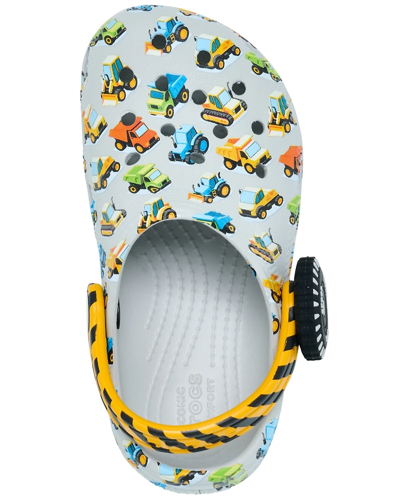Crocs Toddler Kids Classic Construction Truck Clogs from Finish Line