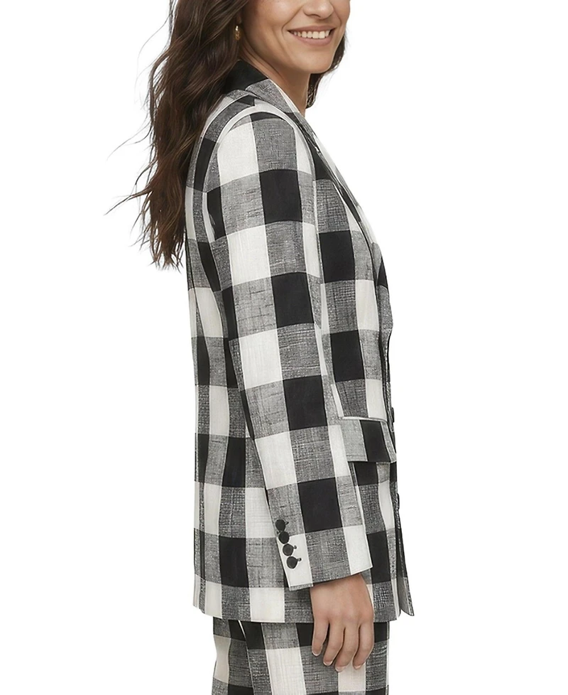 Lily and Lionel London Women's Zena Double Breasted Check Jacket