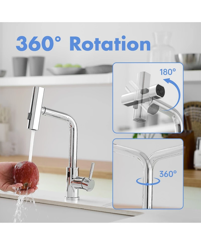 Phying Touchless Kitchen Faucet, Hands Free Automatic Smart Kitchen Faucet, Stainless Steel Touchless Kitchen Faucet