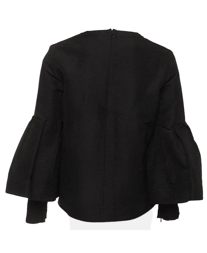 Pre-Owned Tom Ford Women's Zipper-Detail Flared Sleeve Top