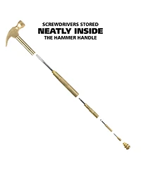 Xdovet 5-in-1 Multifunctional Hammer Chrome Plated and Rust Resistant