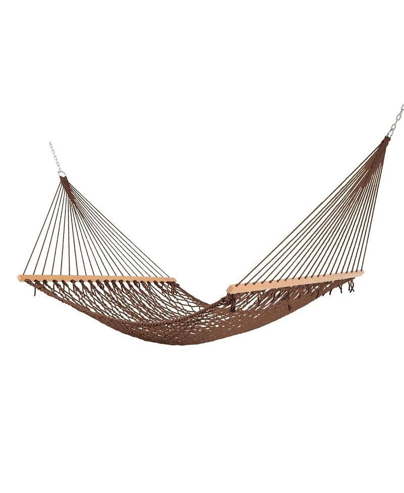 Aofar 13 Ft Castaway Living Double Traditional Hand Woven Rope Hammock