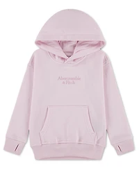 abercrombie kids Toddler Girls' 2T-5T Essential Logo Pullover Hoodie