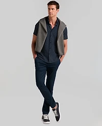 Perry Ellis Men's Abstract Square Print Shirt