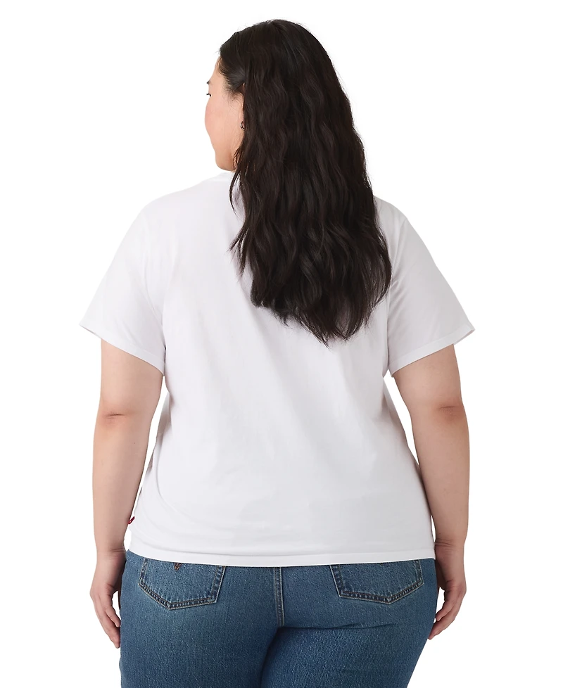 Levi's Trendy Plus Perfect Logo Cotton T-Shirt