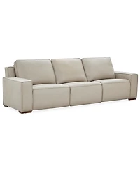 Aspen 2 Pm 3-Piece Leather Sofa Set (Laf Recliner, Raf Armless Chair), Macy's Exclusive