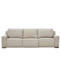 Aspen 2 Pm 3-Piece Leather Sofa Set (Laf Recliner, Raf Armless Chair), Macy's Exclusive