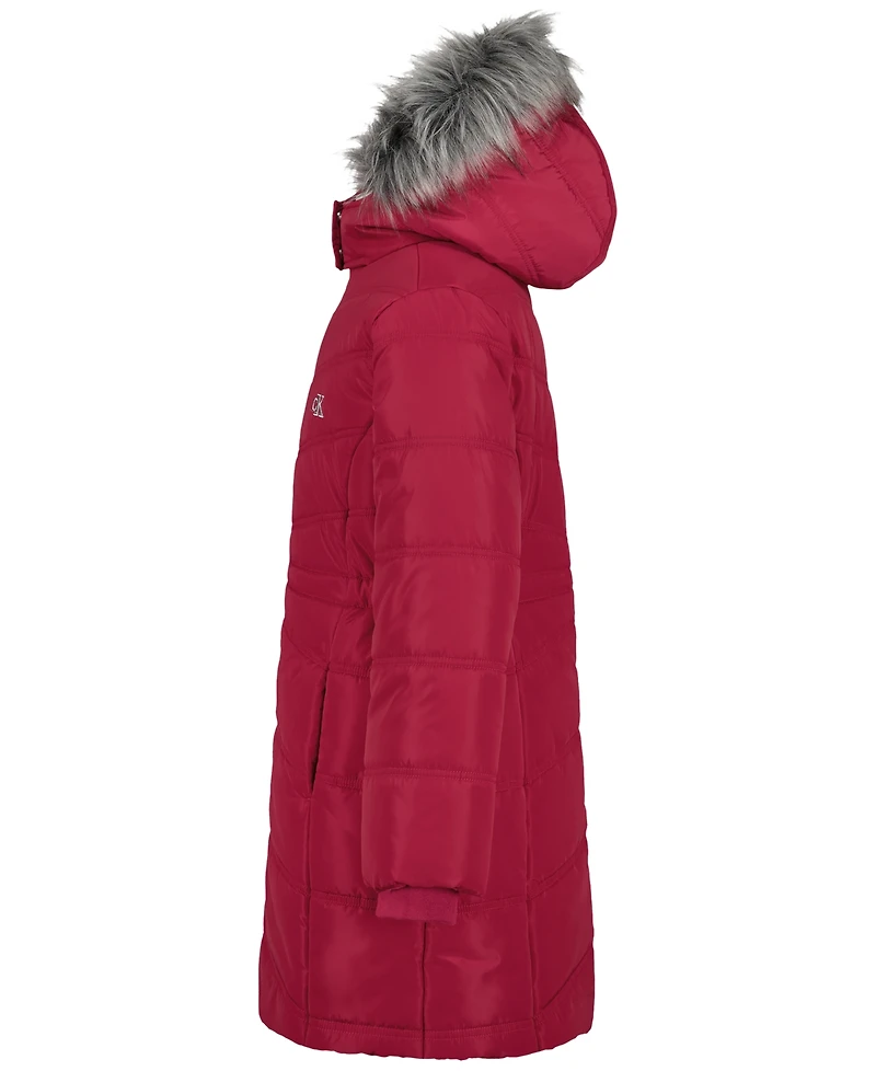 Calvin Klein Girls' 7-16 Aerial Puffer Jacket