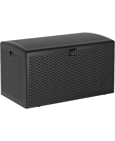 gaomon 73 Gallon Waterproof Large Resin Deck Box Indoor Outdoor