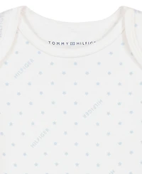 Tommy Hilfiger Baby Boys' Logo Bodysuits and Pants, 3-Piece Set