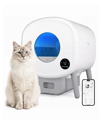 Cumrige Self-Cleaning Cat Litter Box Automatic Cat Litter Box Large Capacity Automatic Cat Litter Box App Control And Safety Protection
