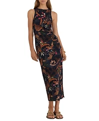 Reiss Women's Lola Printed Jersey Midi Dress