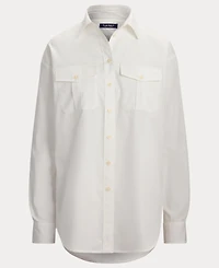 Lauren Ralph Women's Long-Sleeve Button-Front Shirt
