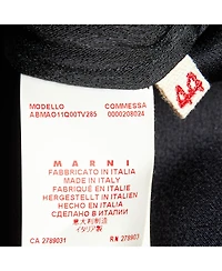 Pre-Owned Marni Women's Crepe Long Sleeve Midi Dress