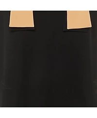 Pre-Owned Chloe Women's Crepe Neck Tie Detail Short Dress