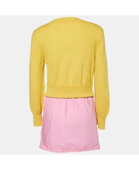 Pre-Owned Marni Women's Knit and Cotton Layered Sweater