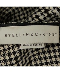 Pre-Owned Stella Mccartney Women's Houndstooth Pattern Cotton Asymmetrical Dress
