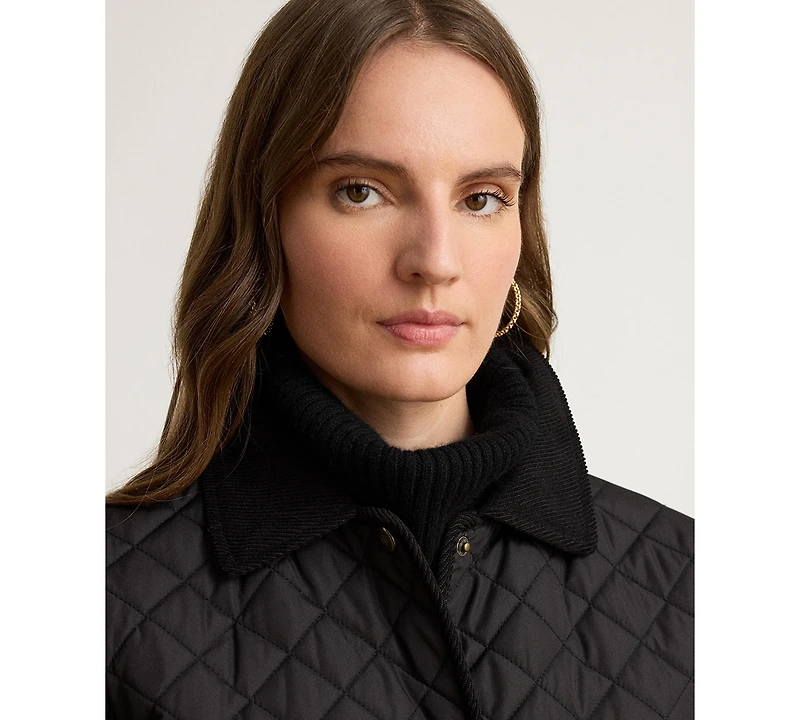 Lauren Ralph Women's Diamond-Quilted Coat