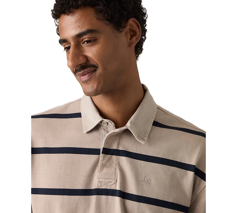 Levi's Men's Union Rugby Long-Sleeve Polo Shirt