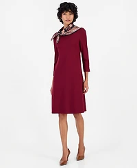 Jones New York Petite Serenity Knee-Length A-Line Dress