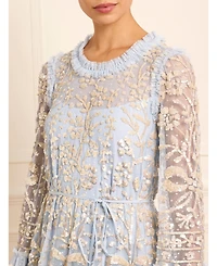 Needle & Thread Women's Celia Long Sleeve Ankle Gown