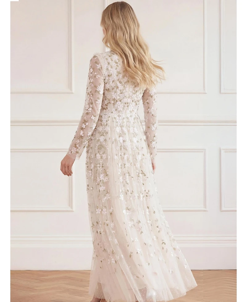 Needle & Thread Women's Camellia Ditsy Ankle Gown