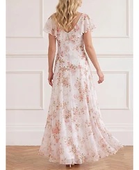 Needle & Thread Women's Summer's Rose Georgette Ankle Gown